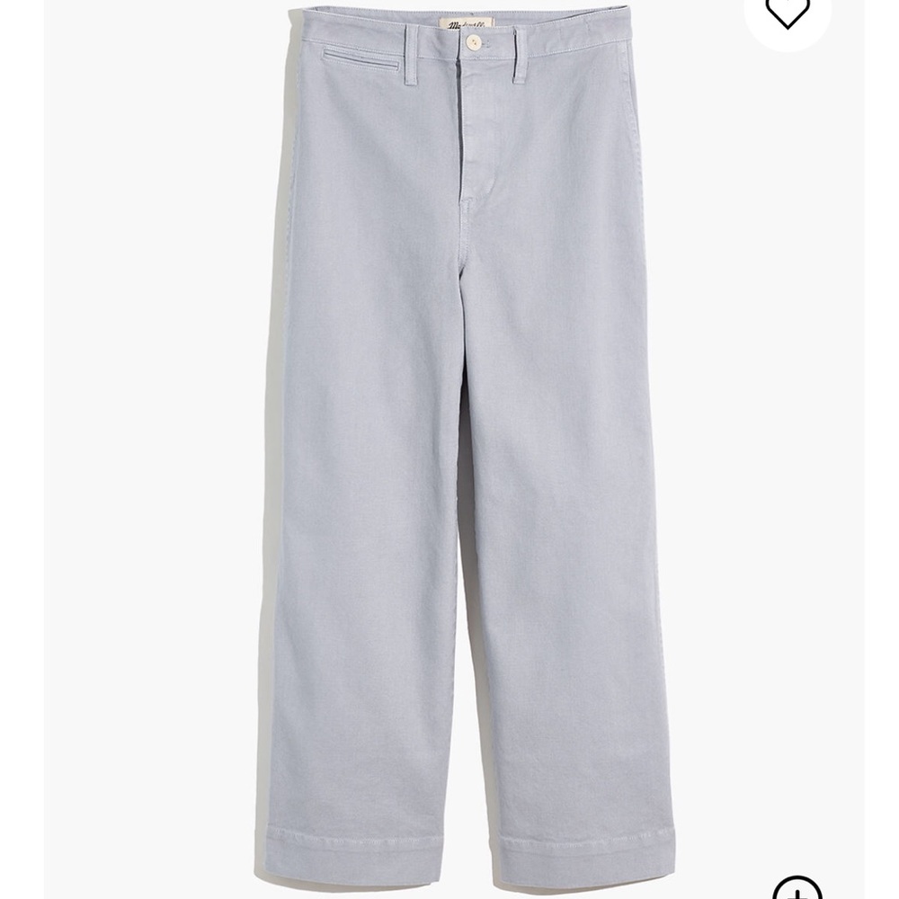 Madewell Slim Emmett Wide-Leg Crop Pants